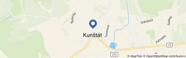 Mapa - Kunštát