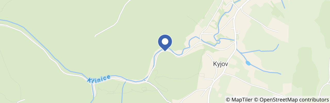 Mapa - Kyjovské údolí