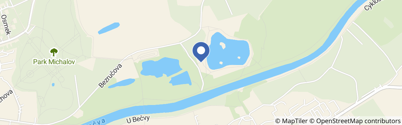 Mapa - Laguna Přerov