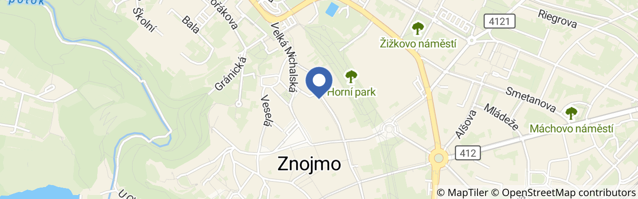 Mapa - Penzion Solnice