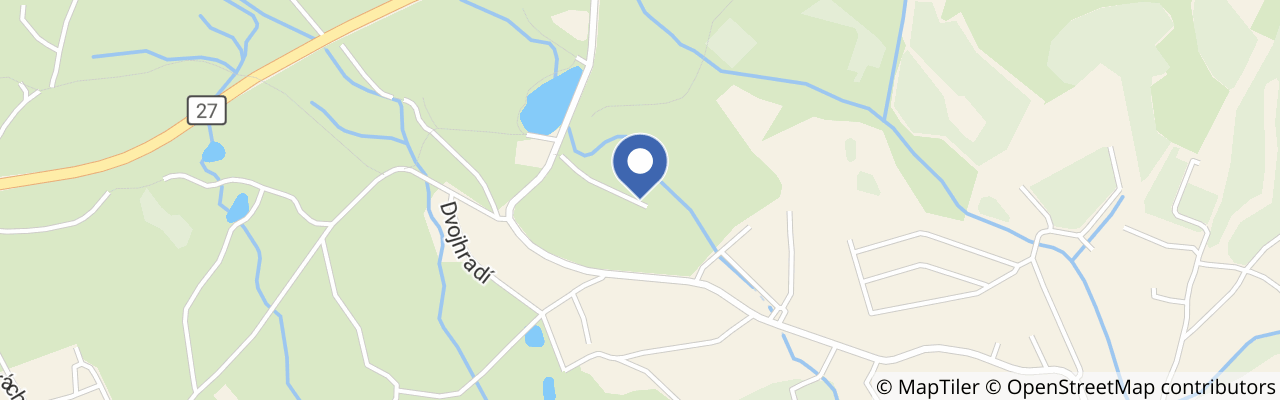 Mapa - Lesní obora Mstišov