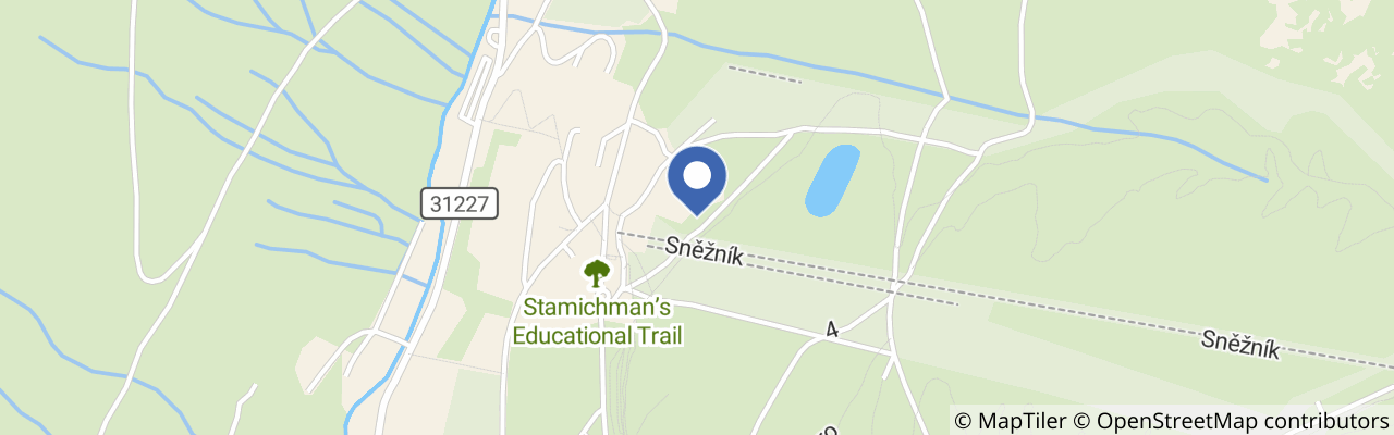 Mapa - Lesní zážitkový park Dolní Morava