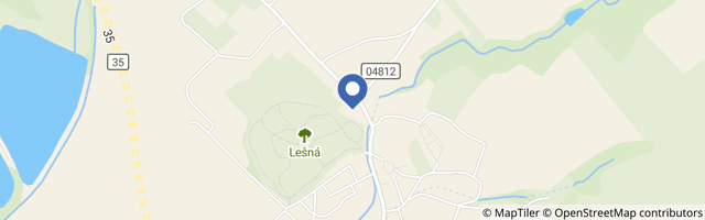 Mapa - Lešná u Valašského Meziříčí