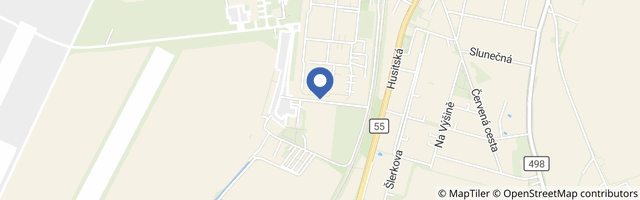 Mapa - Letecké muzeum Kunovice