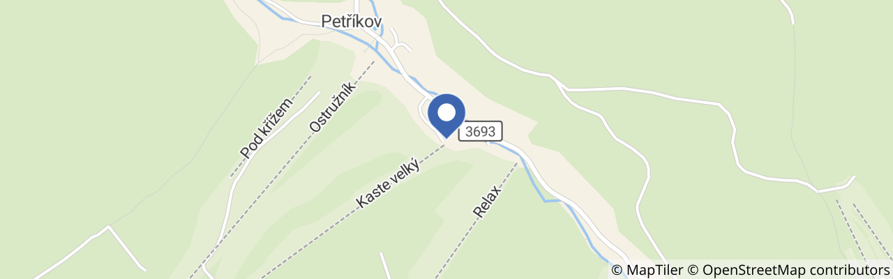 Mapa - Letní bobová dráha Petříkov