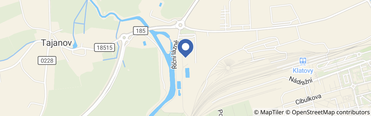 Mapa - Letní koupaliště Klatovy