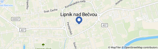 Mapa - Lipník nad Bečvou