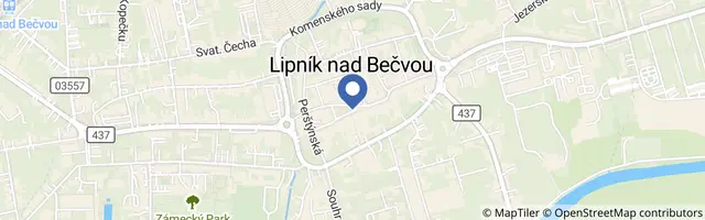 Mapa - Lipník nad Bečvou