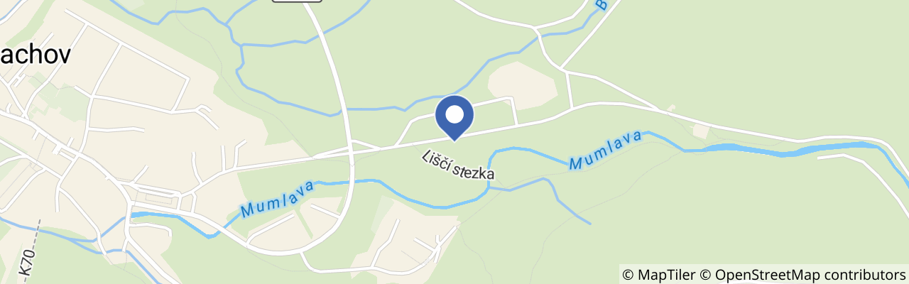 Mapa - Liščí stezka