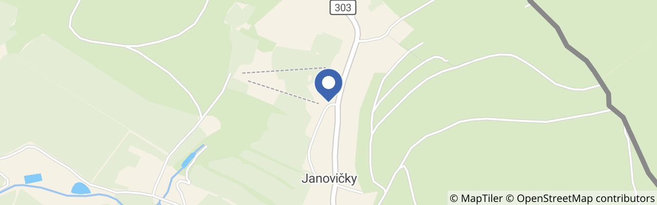 Mapa - Lyžařský areál Janovičky