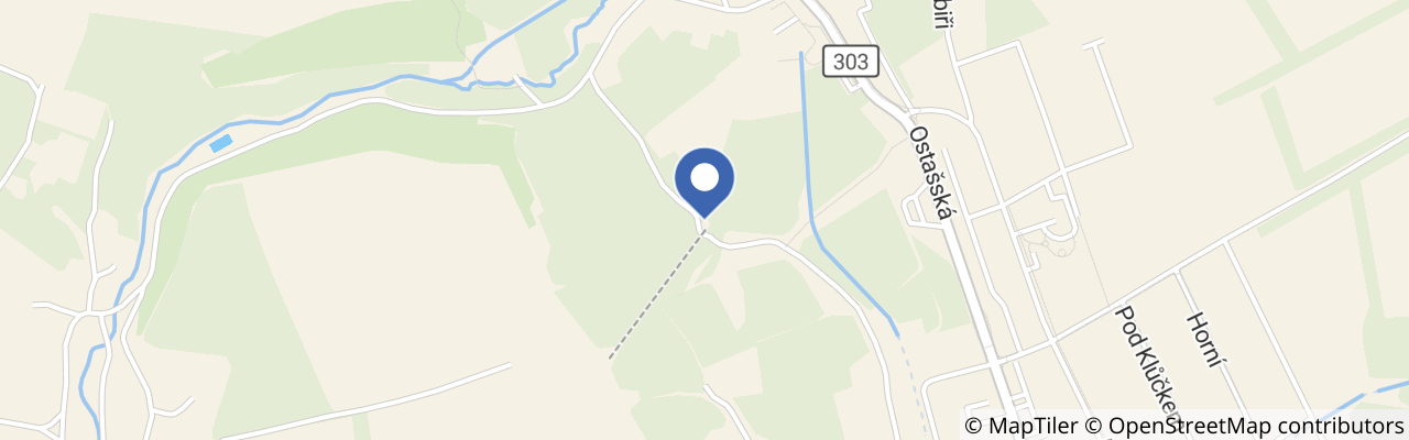 Mapa - Lyžařský areál Nebíčko