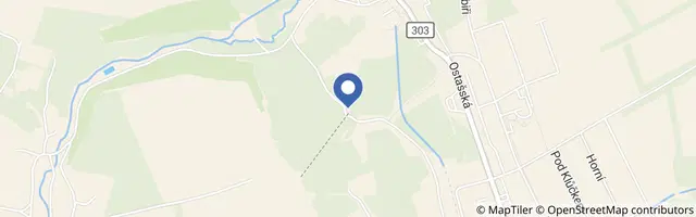 Mapa - Lyžařský areál Nebíčko