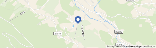 Mapa - Lyžařský areál U vodárny