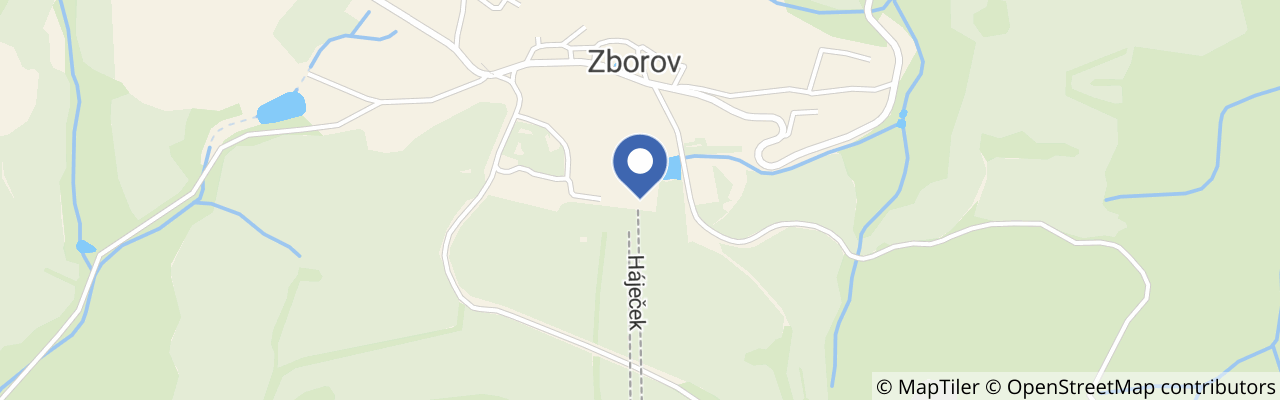 Mapa - Lyžařský areál Zborov