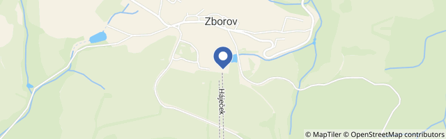 Mapa - Lyžařský areál Zborov