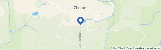 Mapa - Lyžařský areál Zborov