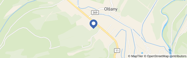 Mapa - Lyžařský vlek Olšany