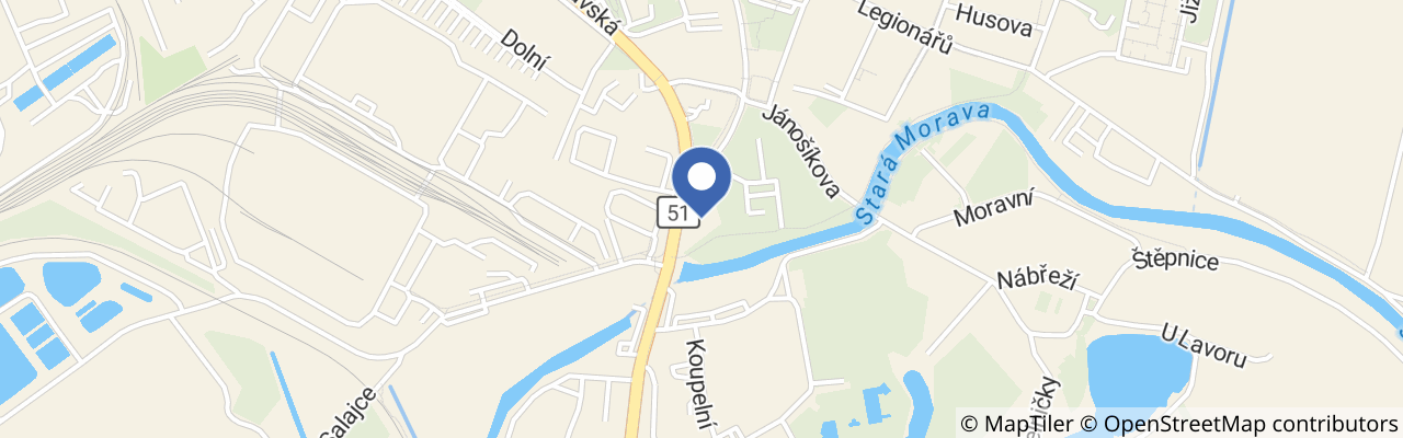 Mapa - Masarykovo muzeum