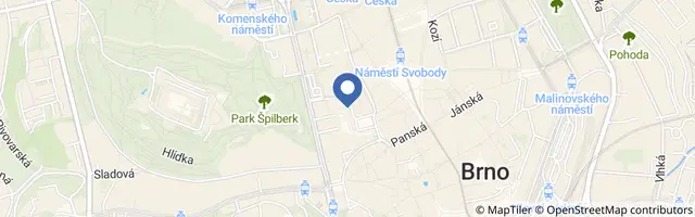 Mapa - Sklep pod Novou radnicí