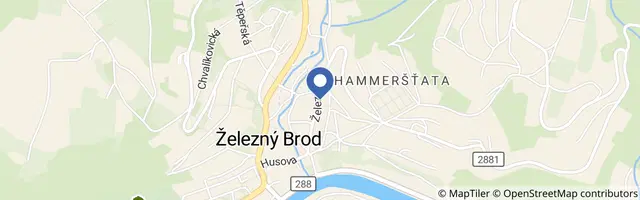 Mapa - Minimuzeum skleněných betlémů Železný Brod