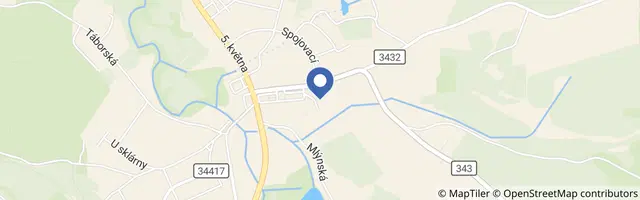 Mapa - Muzeum a strašidelné sklepení Trhová Kamenice