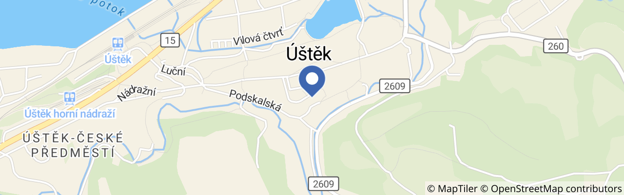 Mapa - Muzeum čertů Úštěk