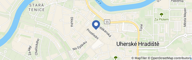 Mapa - Hotel Mlýnský