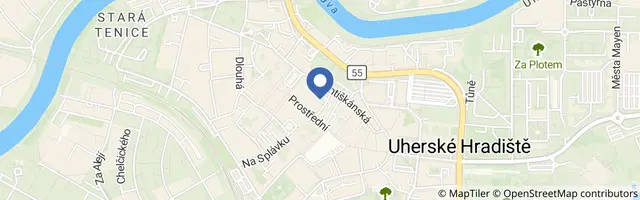 Mapa - Hotel Mlýnský