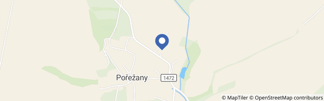 Mapa - Muzeum historických vozidel Pořežany