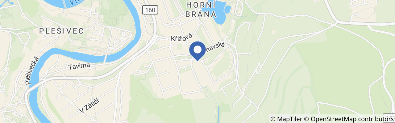 Mapa - Penzion Krumlov