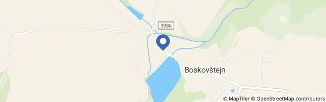 Mapa - Muzeum jízdních kol Boskovštejn