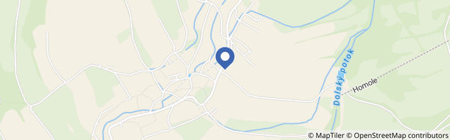 Mapa - Muzeum krkonošských řemesel Poniklá