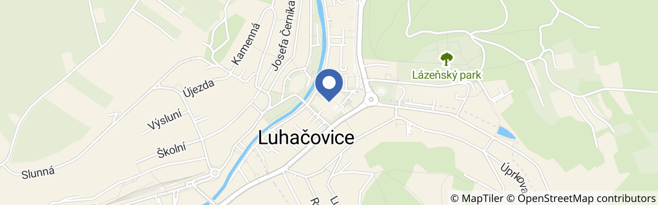 Mapa - Muzeum Luhačovického zálesí