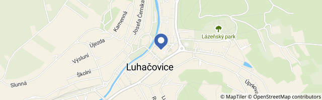 Mapa - Muzeum Luhačovického zálesí
