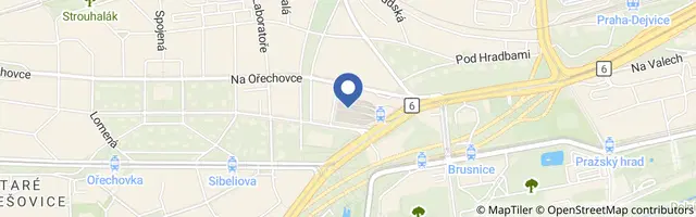 Mapa - Muzeum MHD
