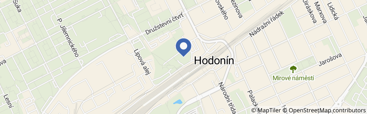 Mapa - Muzeum naftového dobývání