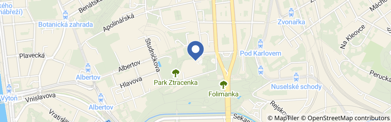 Mapa - Muzeum Policie ČR