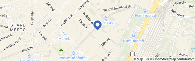 Mapa - Muzeum smyslů