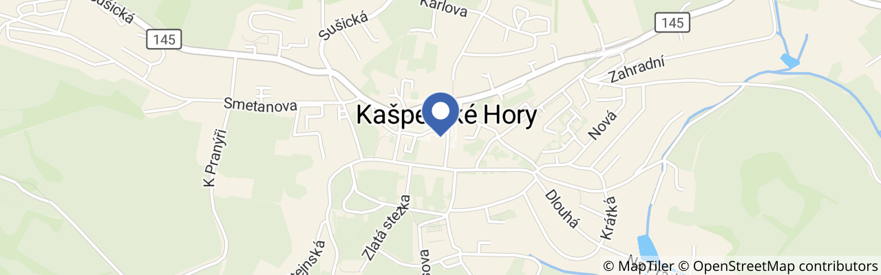 Mapa - Muzeum Šumavy v Kašperských Horách