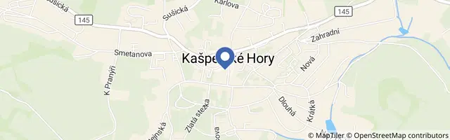 Mapa - Muzeum Šumavy v Kašperských Horách