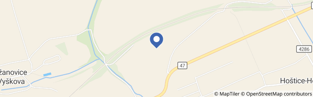 Mapa - Muzeum zemědělských strojů Hoštice