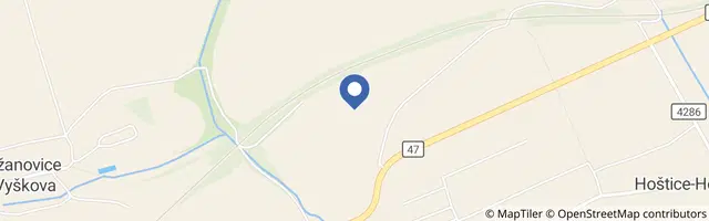 Mapa - Muzeum zemědělských strojů Hoštice