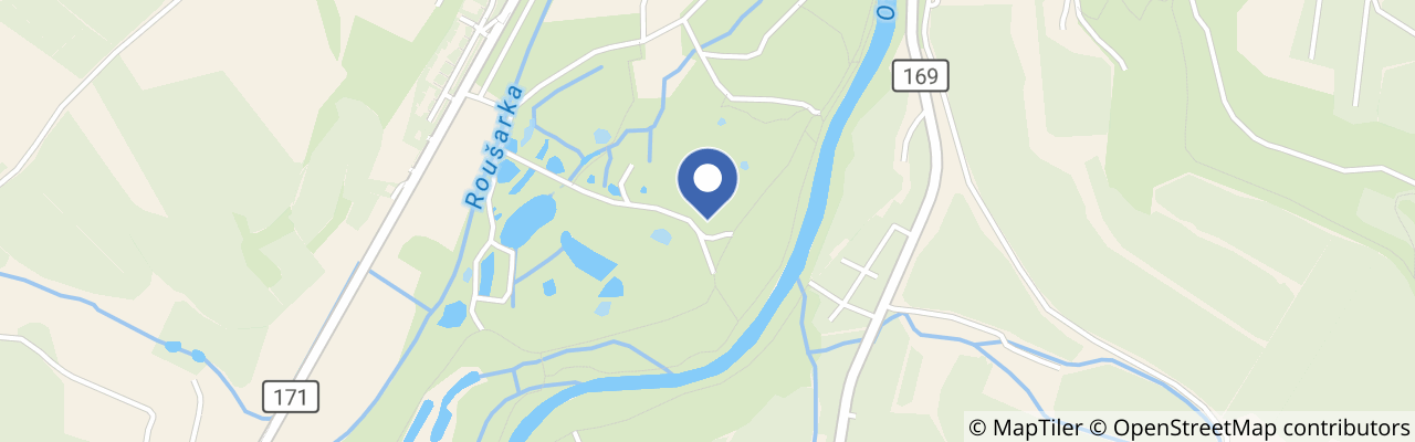 Mapa - Naučná stezka Hrátky se zvířátky v lesoparku Luh