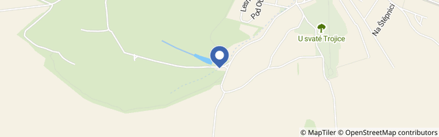 Mapa - Naučná stezka Obora Rosice