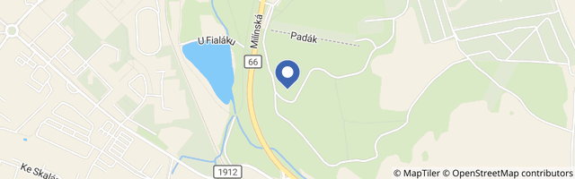 Mapa - Naučná stezka Padák