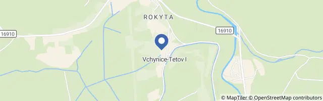 Mapa - Naučná stezka podél Vchynicko Tetovského kanálu