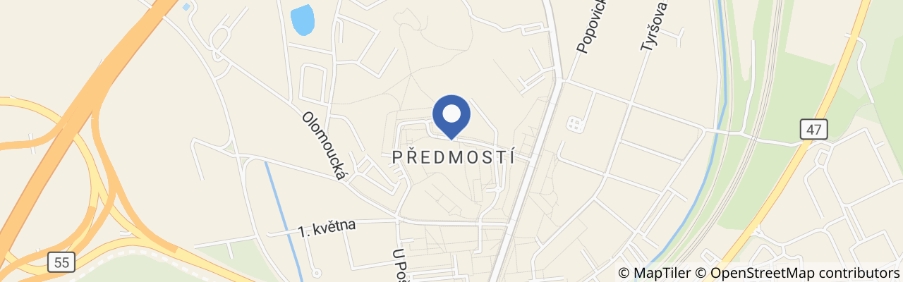 Mapa - Naučná stezka Předmostím až do pravěku