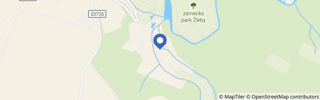 Mapa - Obora Žleby