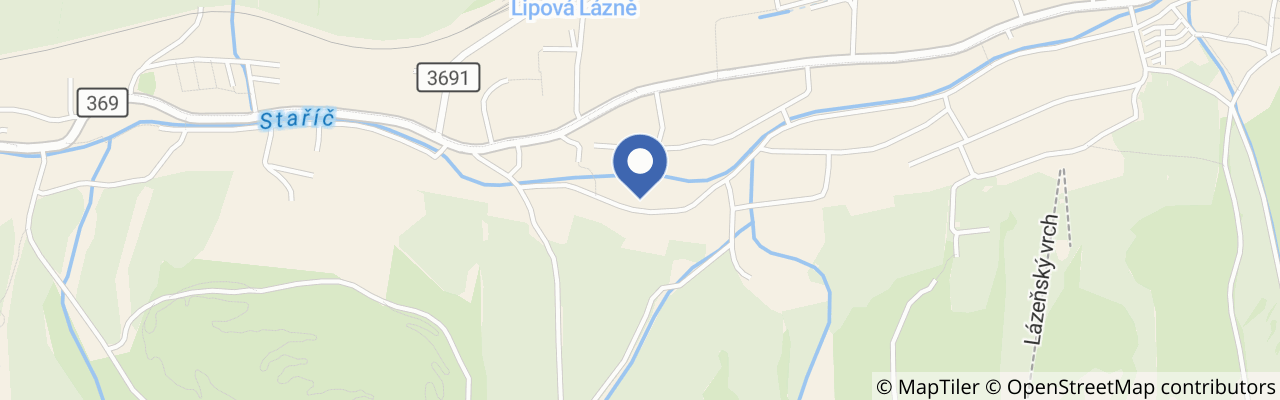 Mapa - Chalupa Chiranka