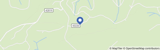 Mapa - Pískovcový útvar Komínky